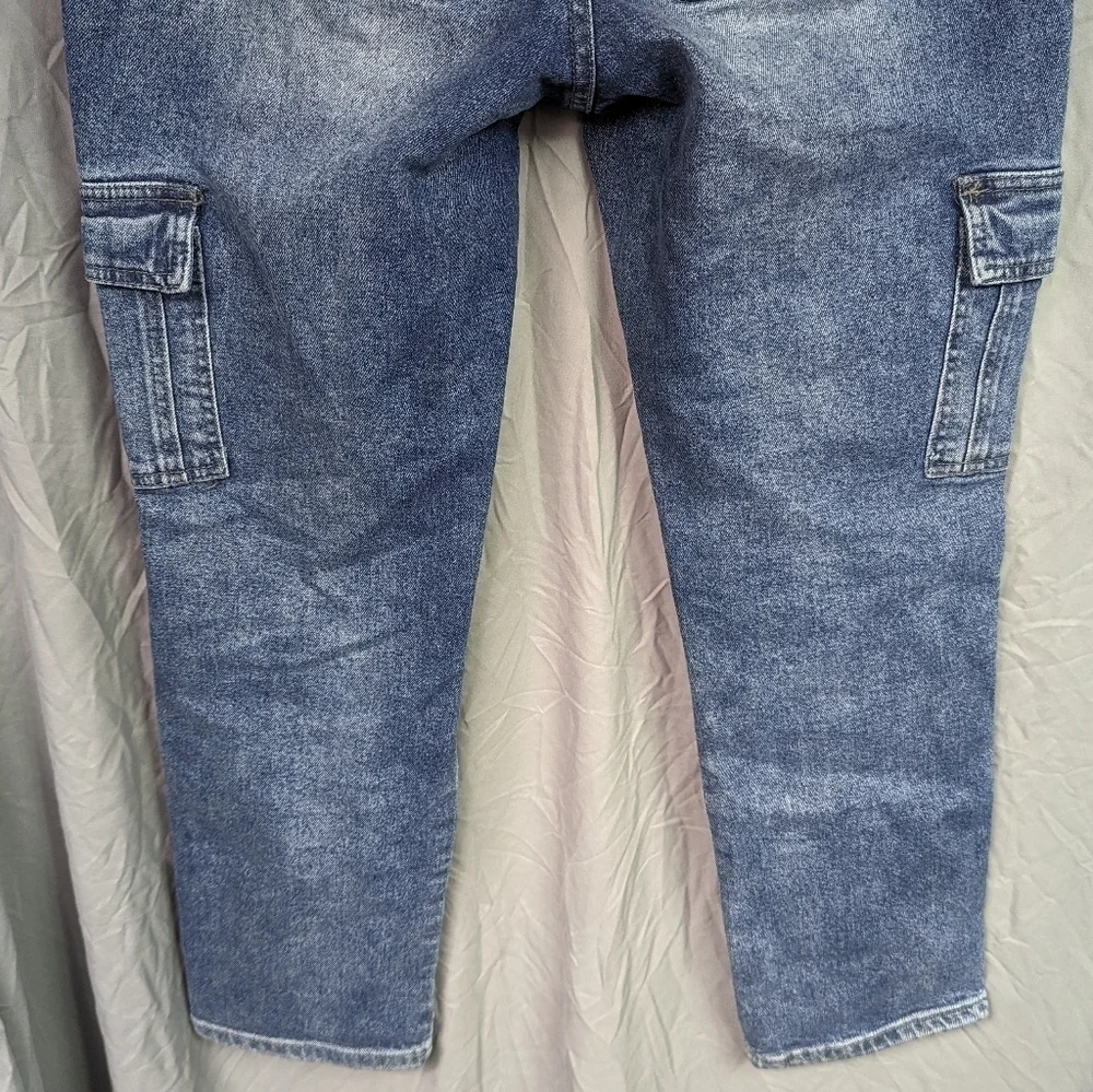Kancan Bobbie Slim Straight Cargo Jeans Sz 7/27